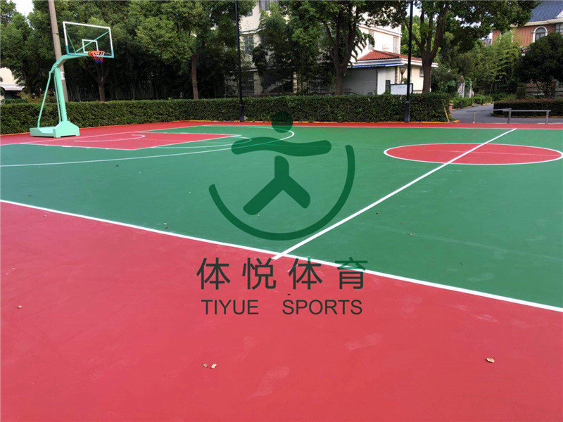 籃球場地施工的步驟和流程-上海體悅專業(yè)球場地施工